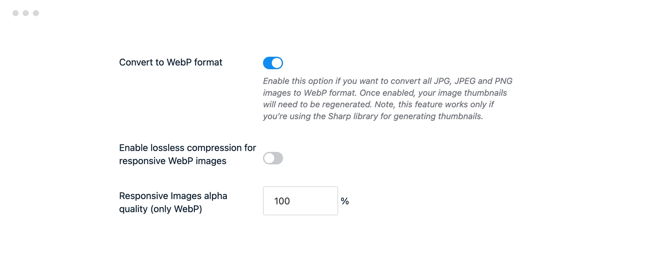 Converting PNG/JPG to WebP
