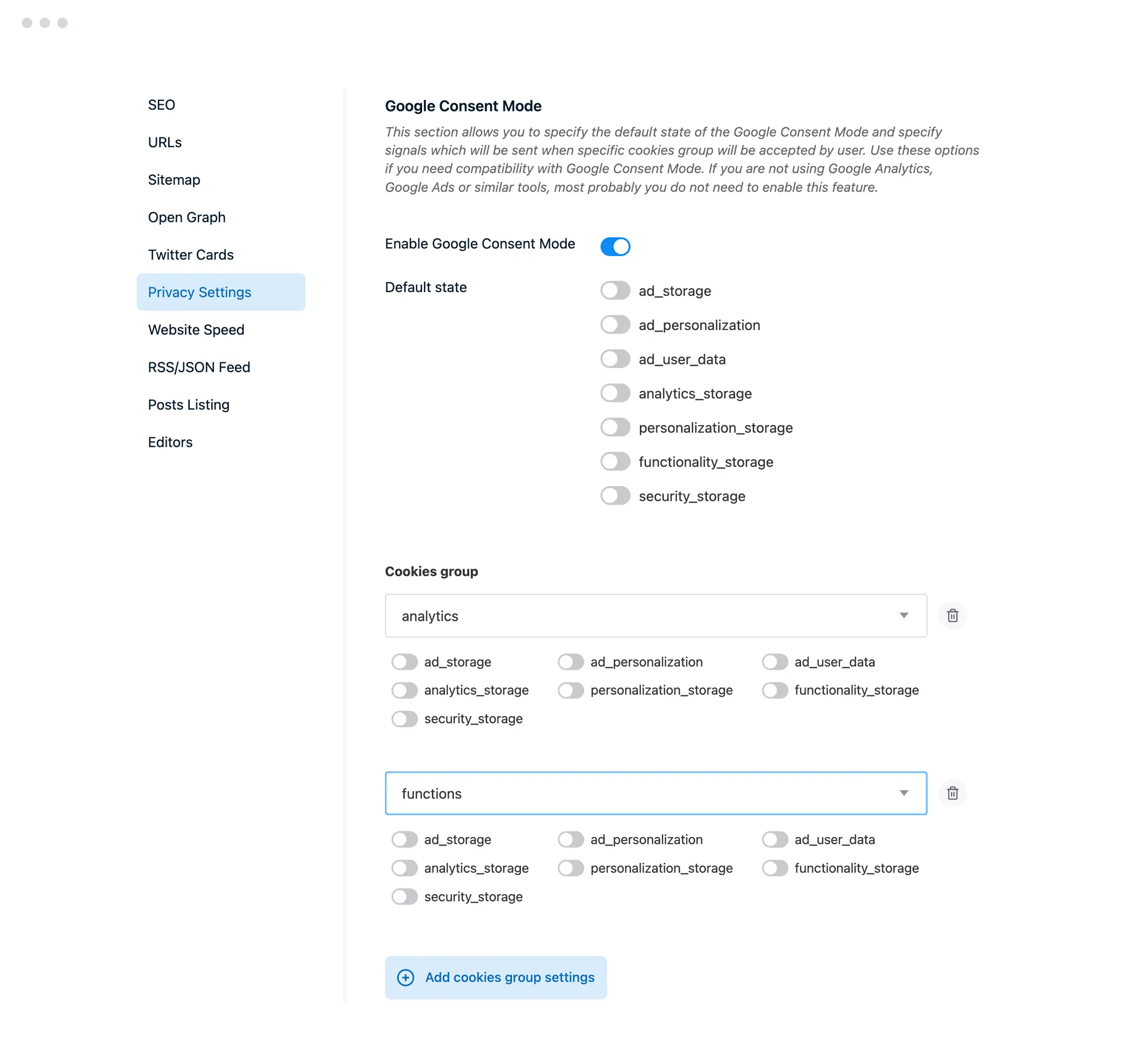 Google Consent Mode v2 