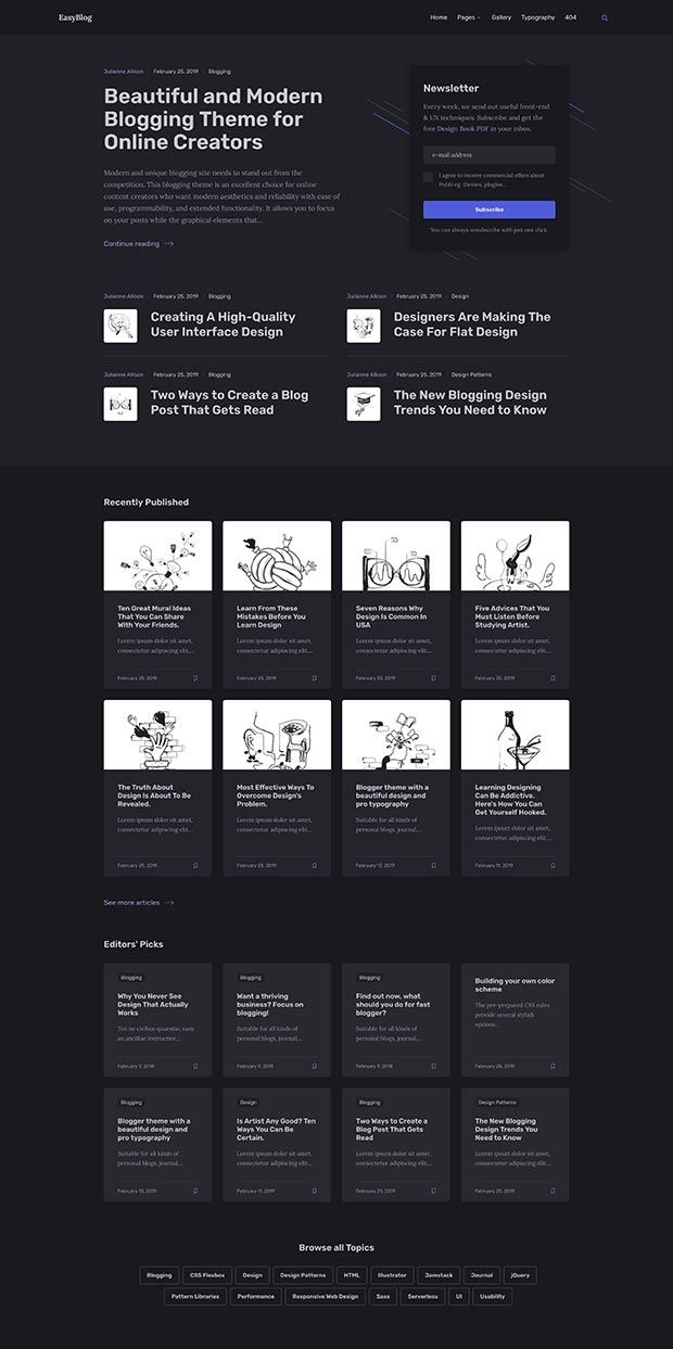 Graphite Website Color Scheme