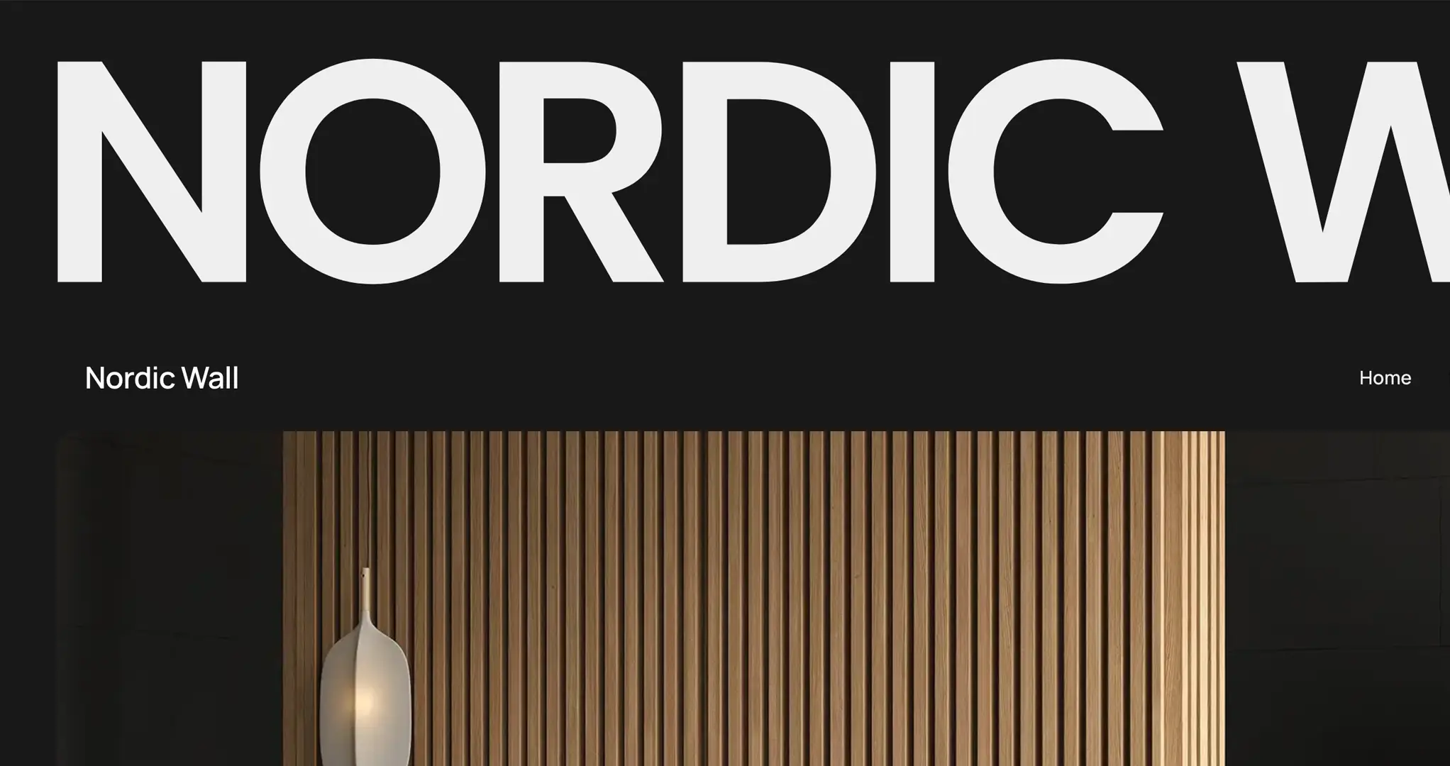 NordicWall theme in dark mode