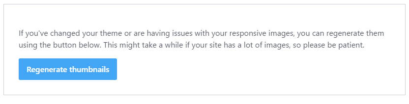 Rewritten regenerate thumbnails engine