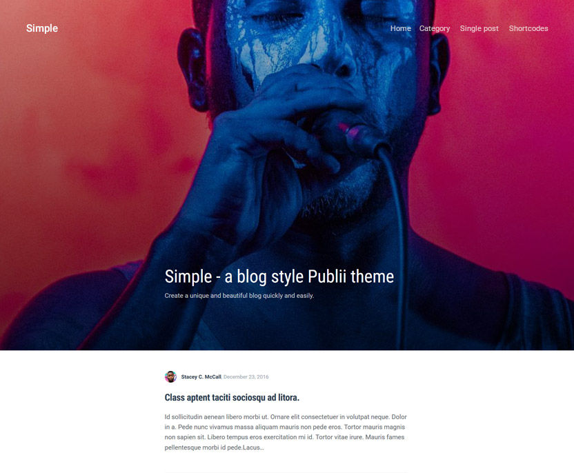 Simple theme revamped