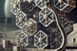 Extraplanetary modular habitat by Carlos Franco