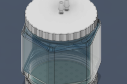 3D Printable Bioreactor for Deep Space Food Production