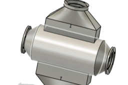 gyroid infilled heat exchanger