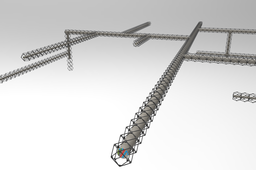 Electrical Data Fluid  Routing (Inspired from ribbon worm)