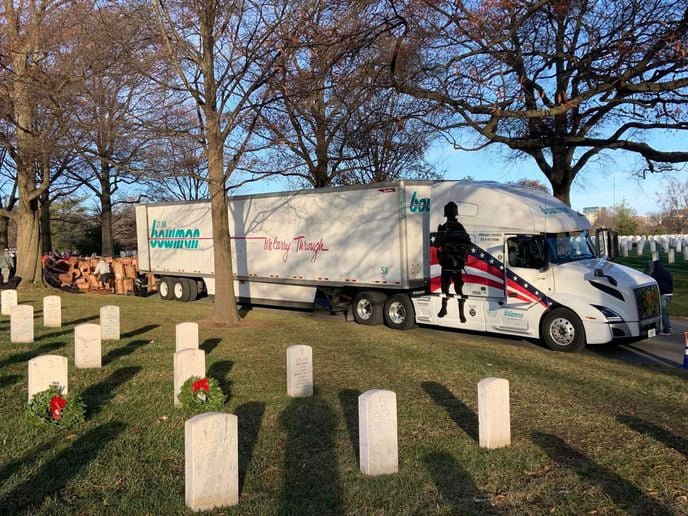 D.M. Bowman participates in the Wreaths Across America program each year. - Photo: D.M. Bowman
