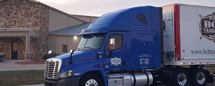 A BCB Transport truck