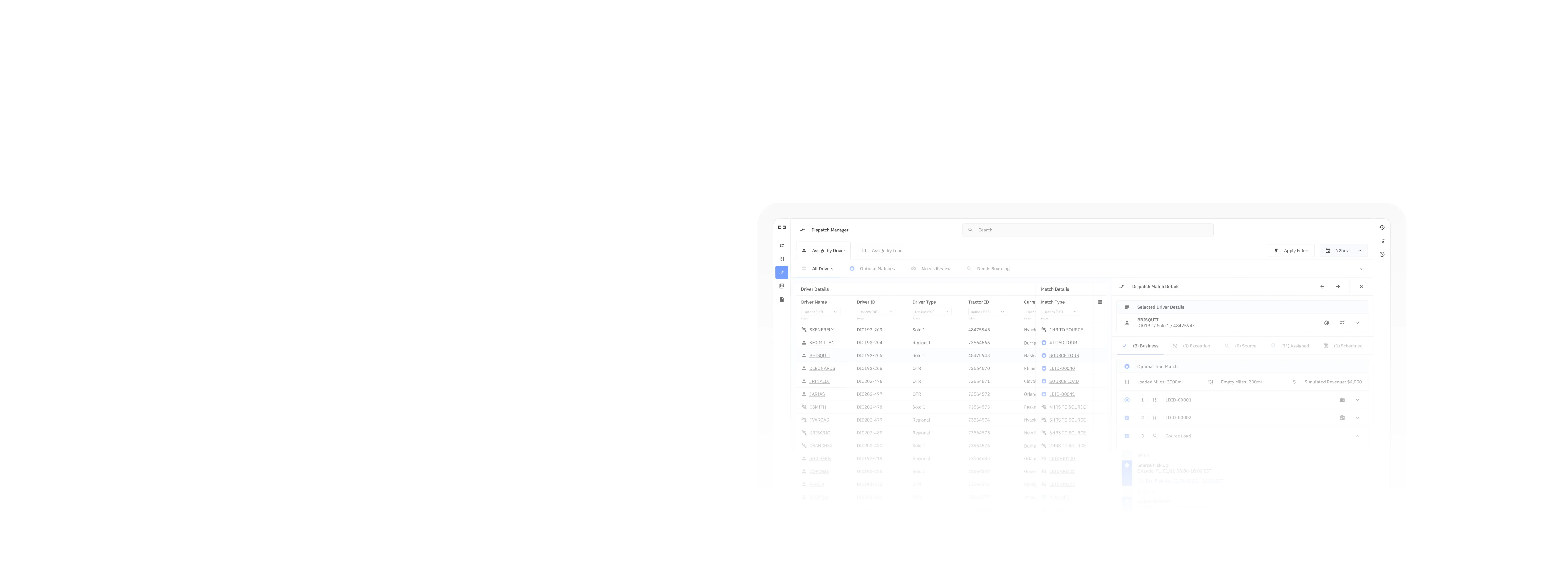 dispatch management dashboard